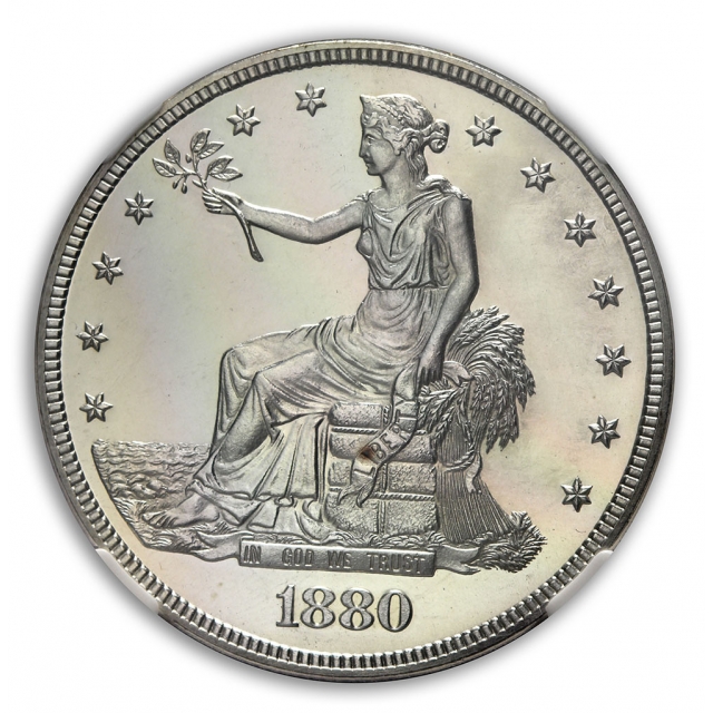 1880 Trade Dollar T$1 NGC PR60CAM