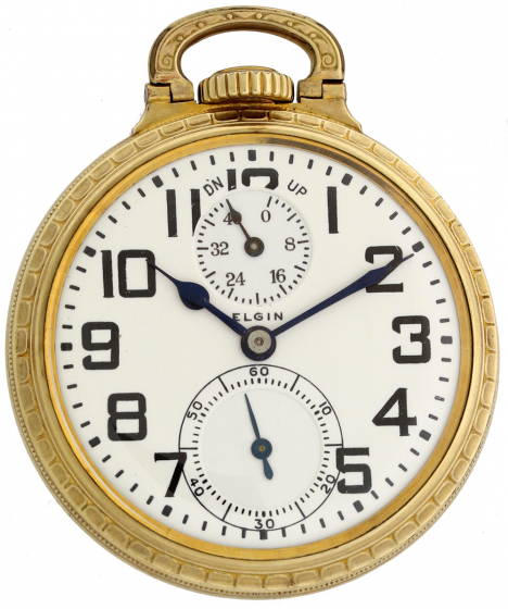 elgin railroad pocket watch